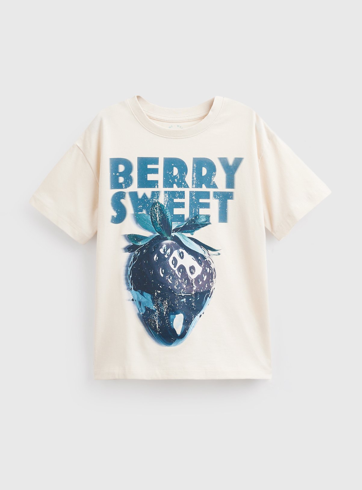 White Berry Sweet Graphic T-Shirt