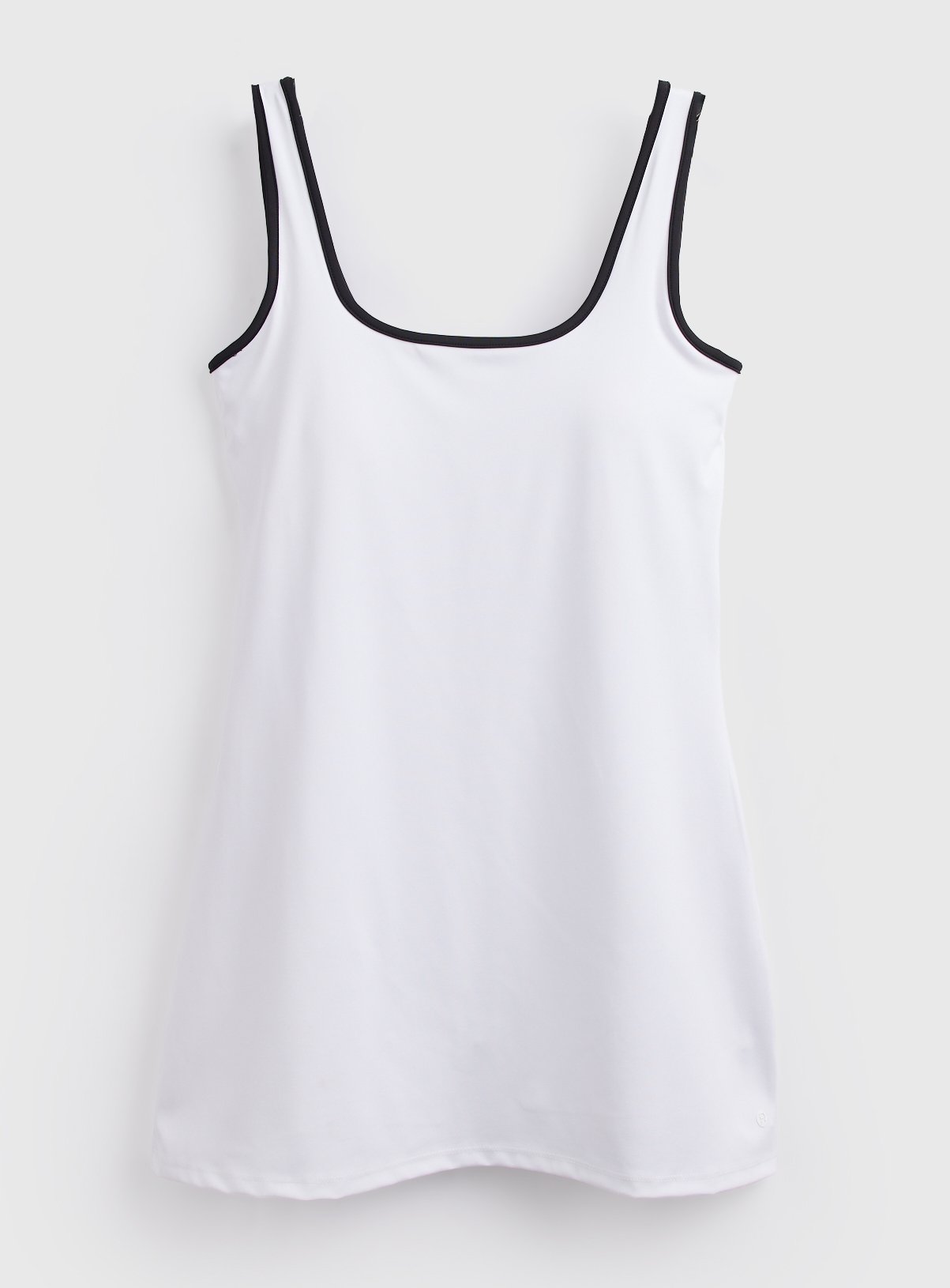 REAKTIV White Scoop Neck Tennis Dress 