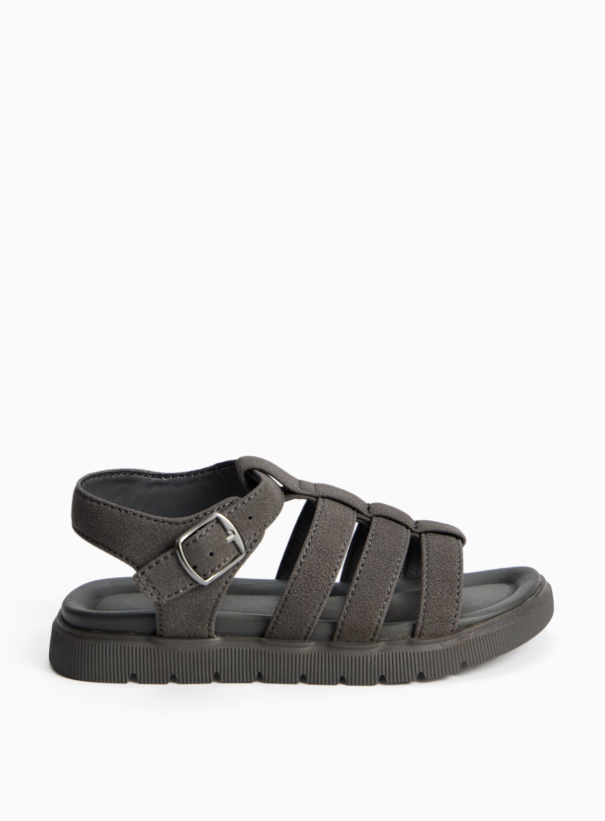 Charcoal Fisherman Style Sandals 10 Infant