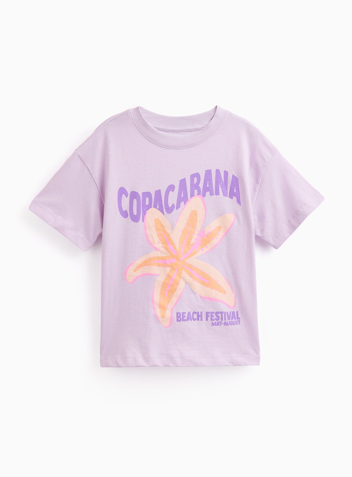 Lilac Copacabana Graphic T-Shirt 