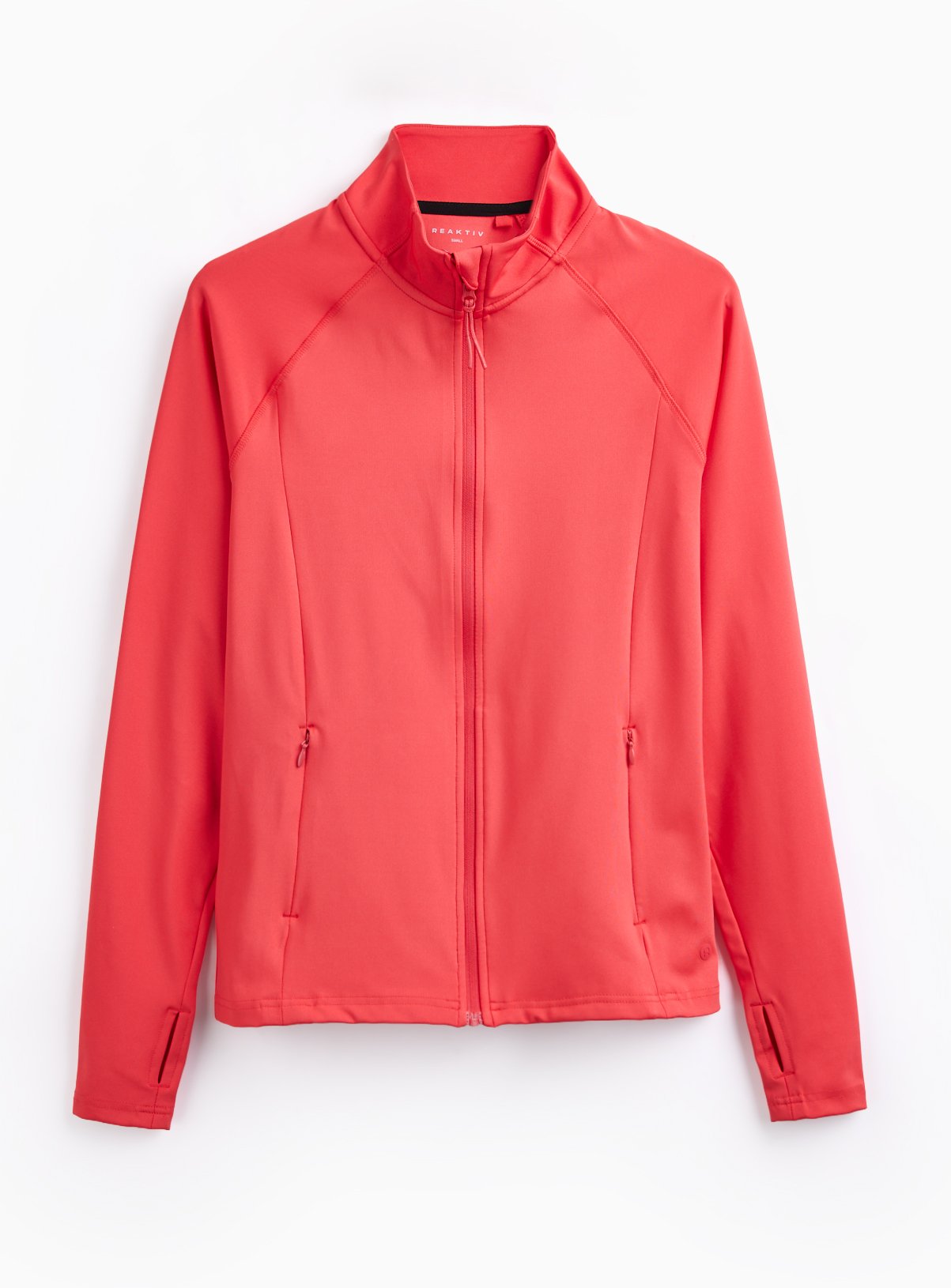 REAKTIV Training Slim Fit Funnel Neck Zip Through Jacket