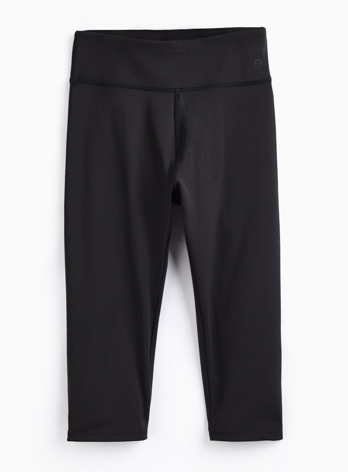 REAKTIV Black High Waisted Capri Length Legging XXL