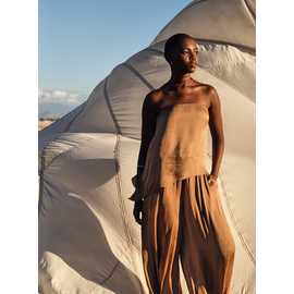 Gold Bandeau Style Asymmetric Hem Top