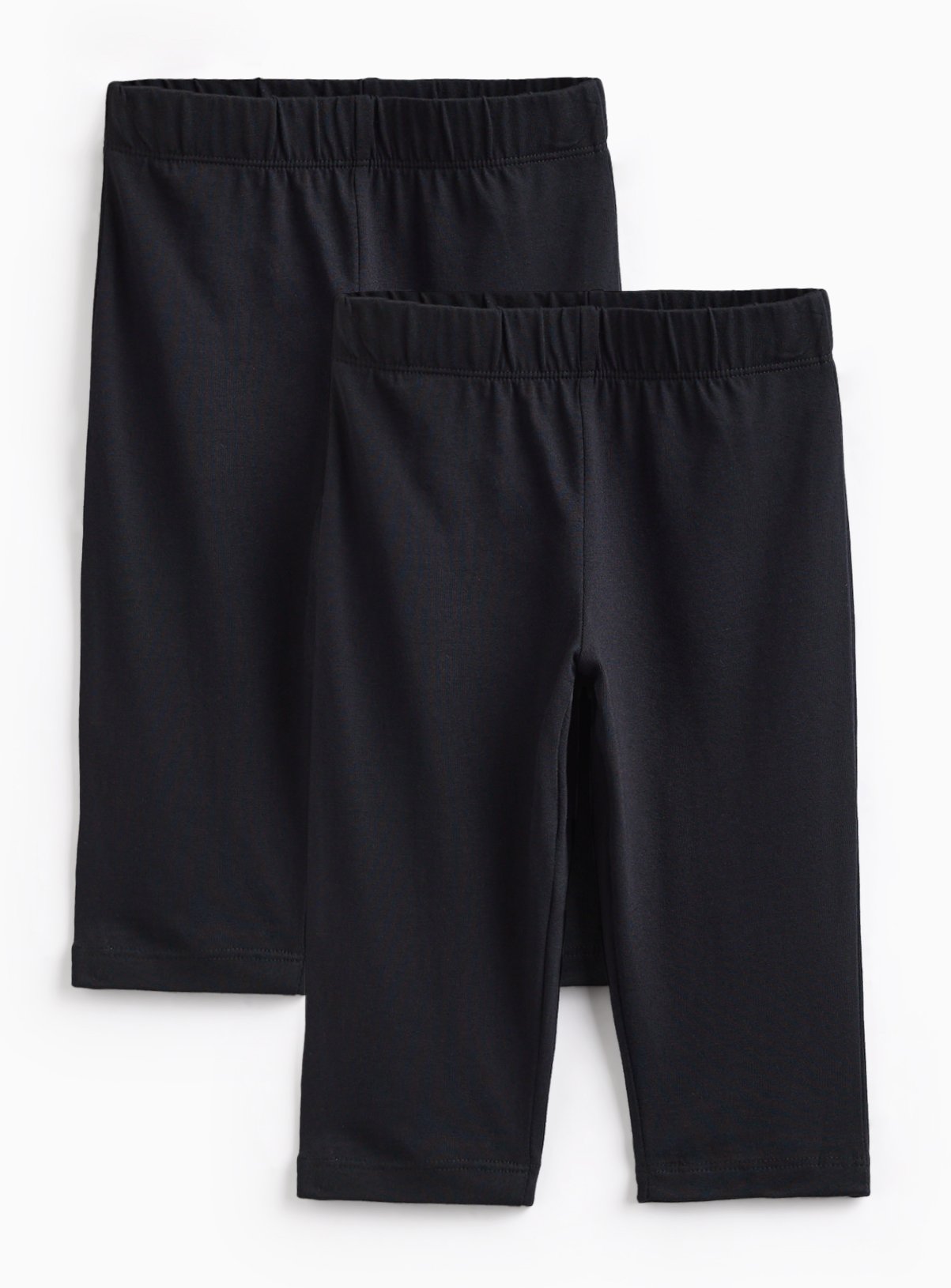 Black Longer Length Cycling Shorts 2 Pack 10 years