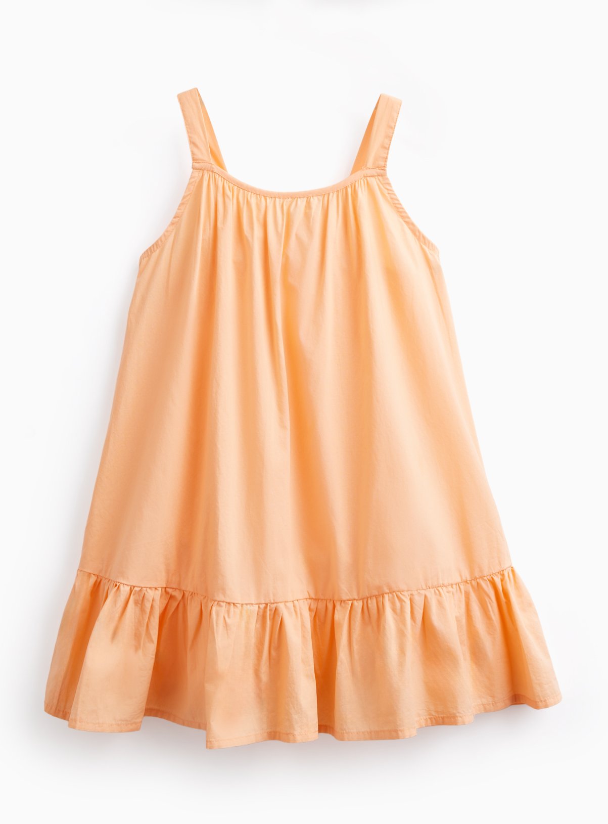 Orange Woven Poplin Dress 10 years