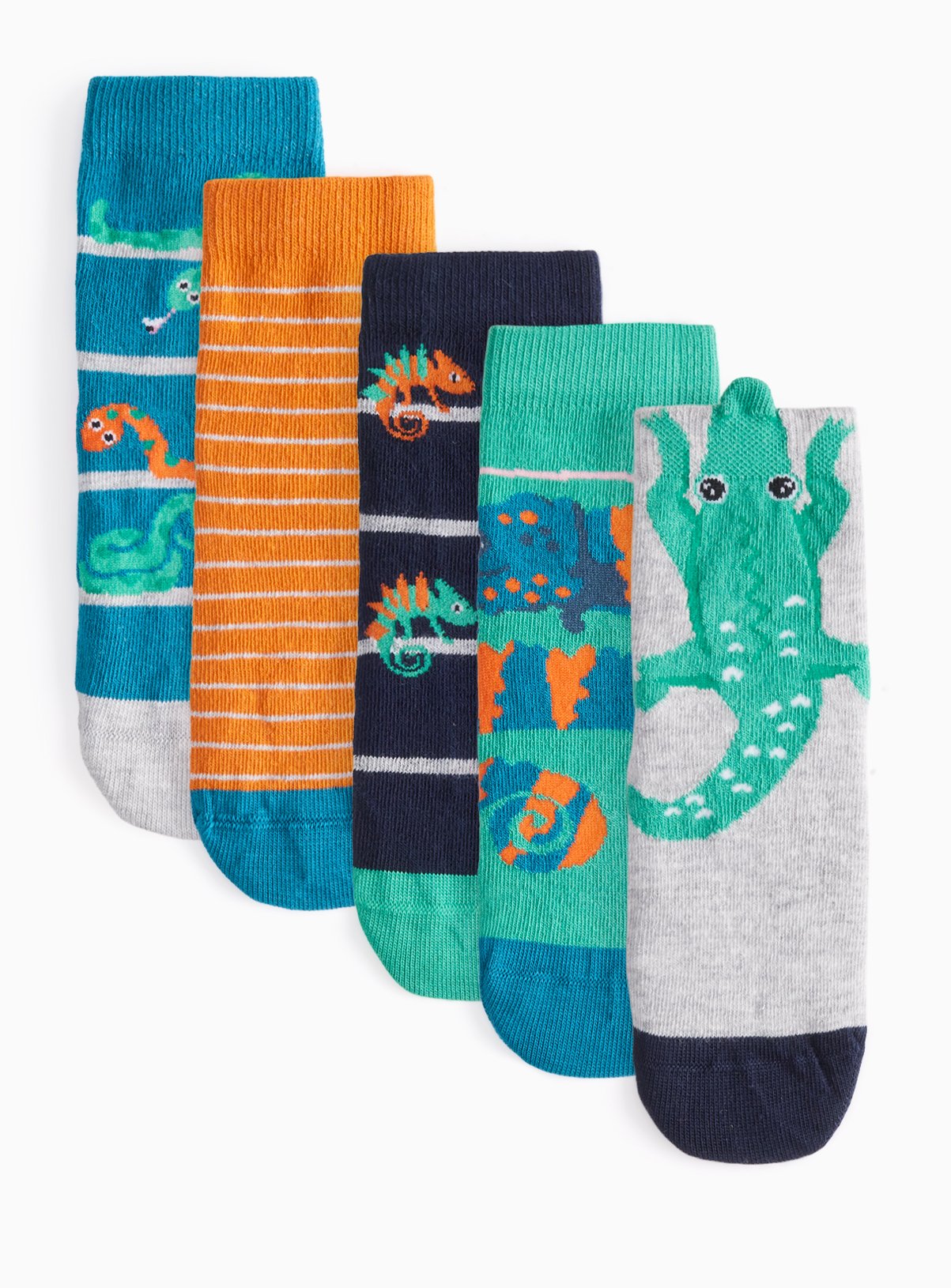 Novelty Reptile Ankle Socks 5 Pack 