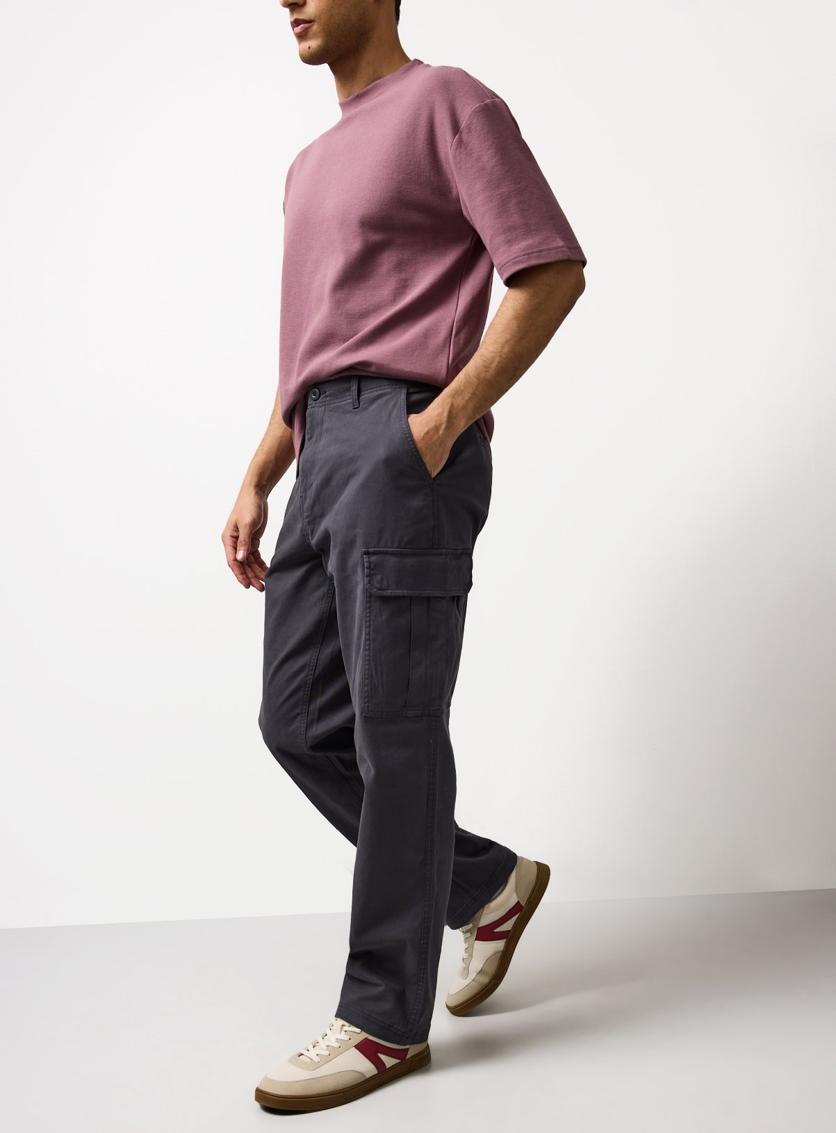 Straight Leg Cargo Trousers 