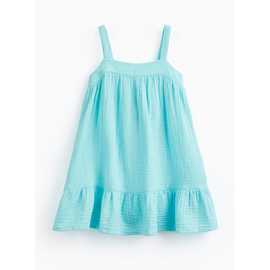 Double Cloth Sleeveless A Line Dress