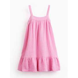 Double Cloth Sleeveless A Line Dress