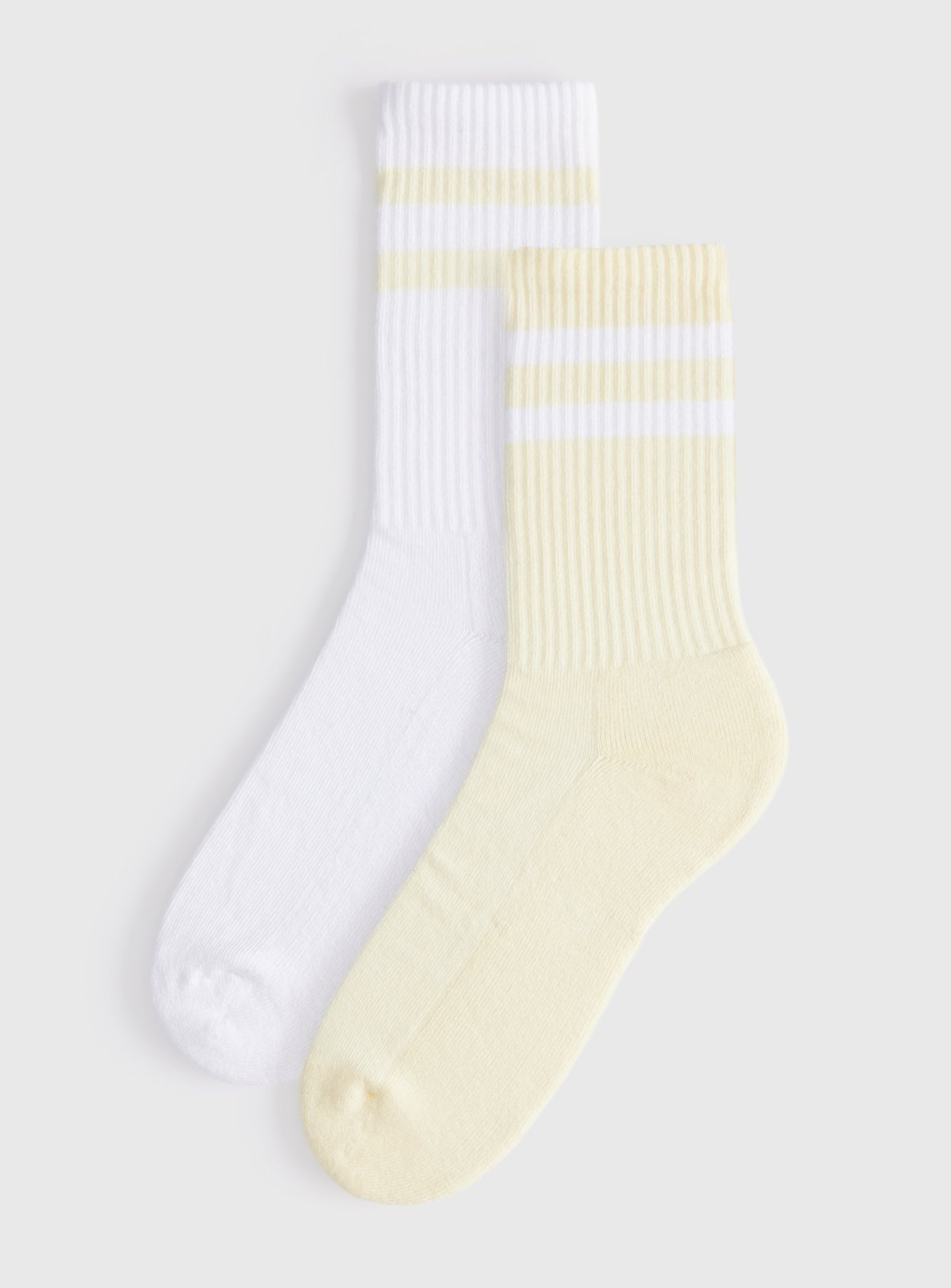 Sporty Ribbed Ankle Socks 2 Pack 4-8