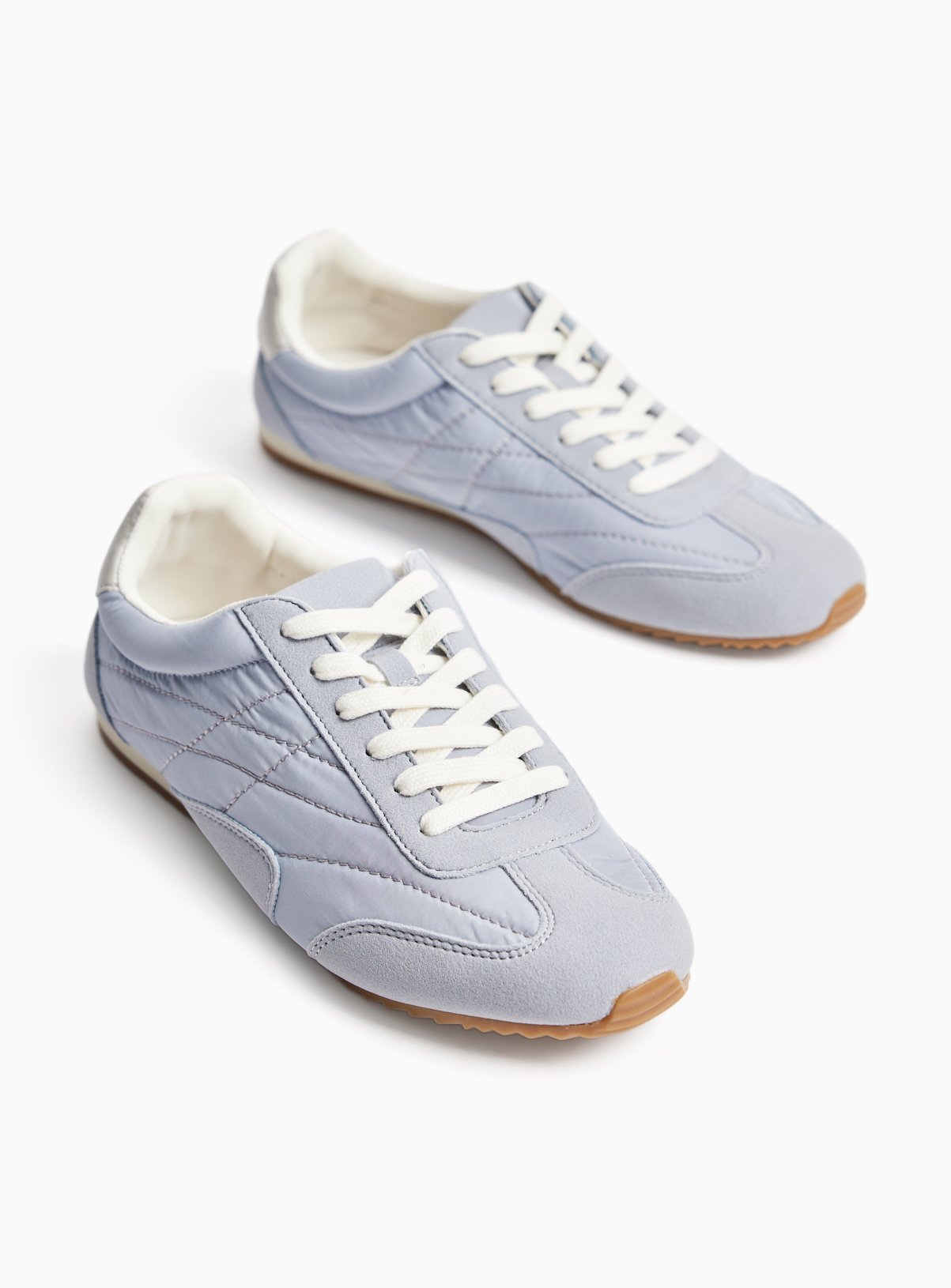 Blue Nylon Trainers 7