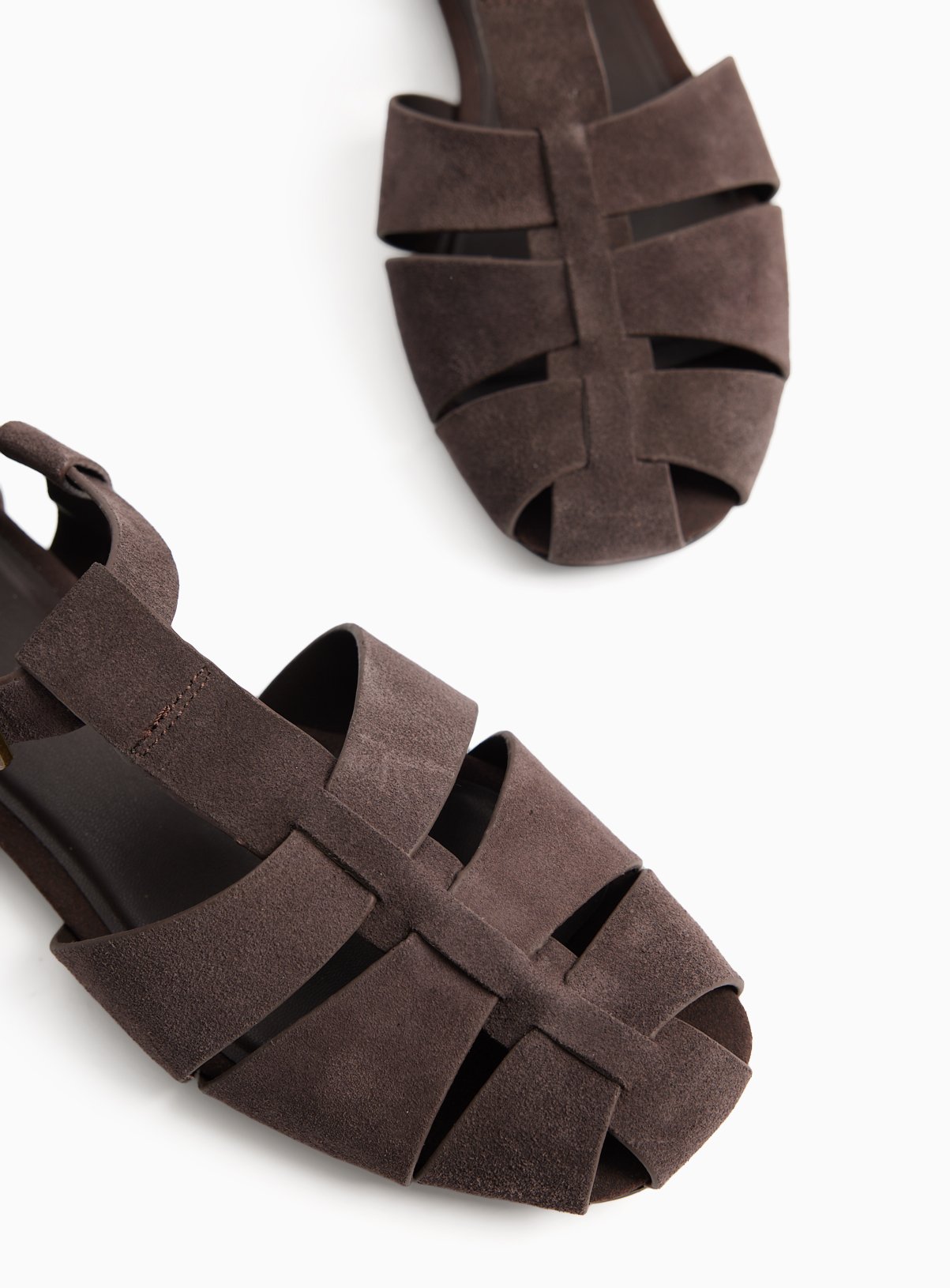 Suede Fisherman Sandals