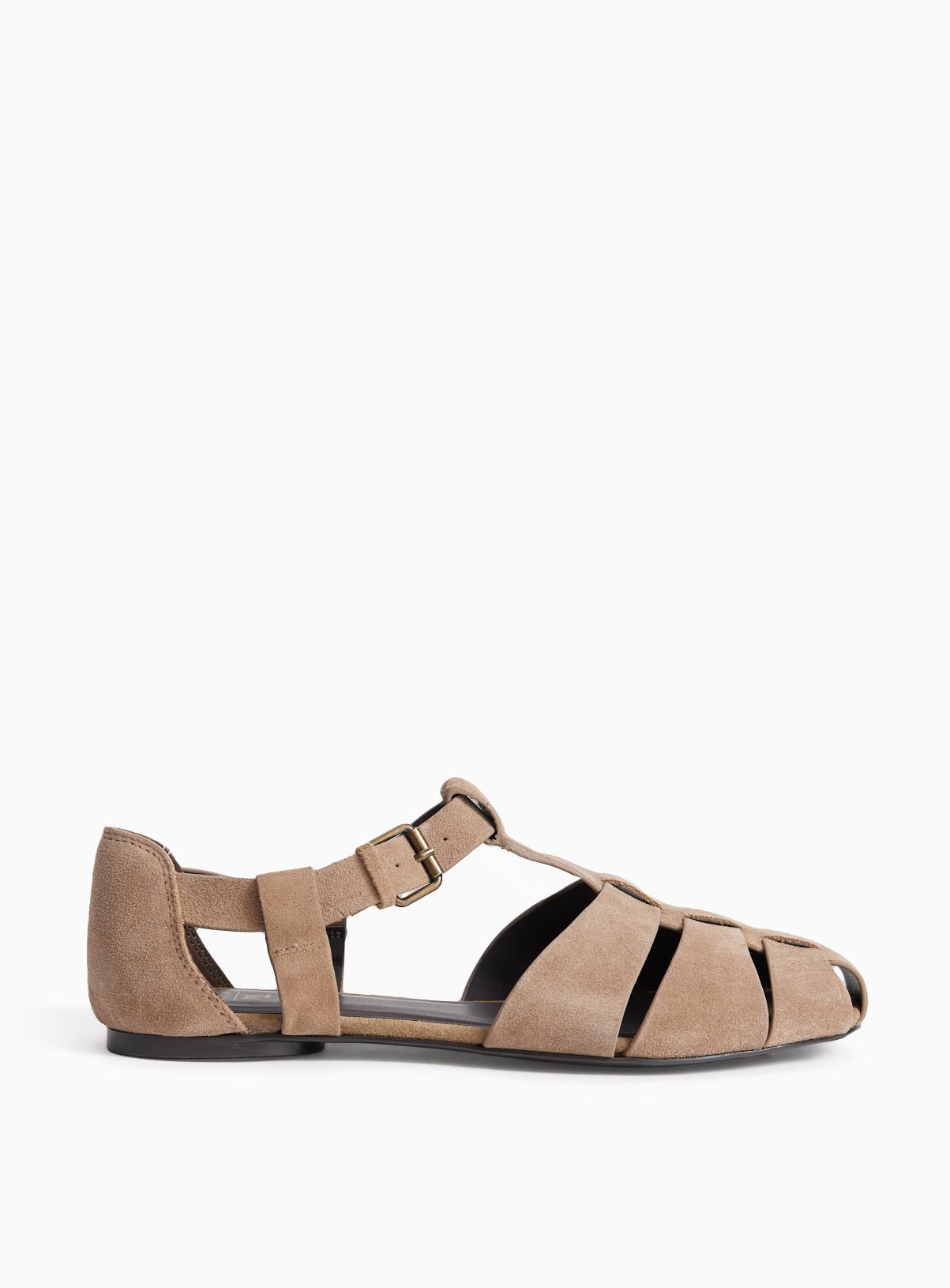 Suede Fisherman Sandals
