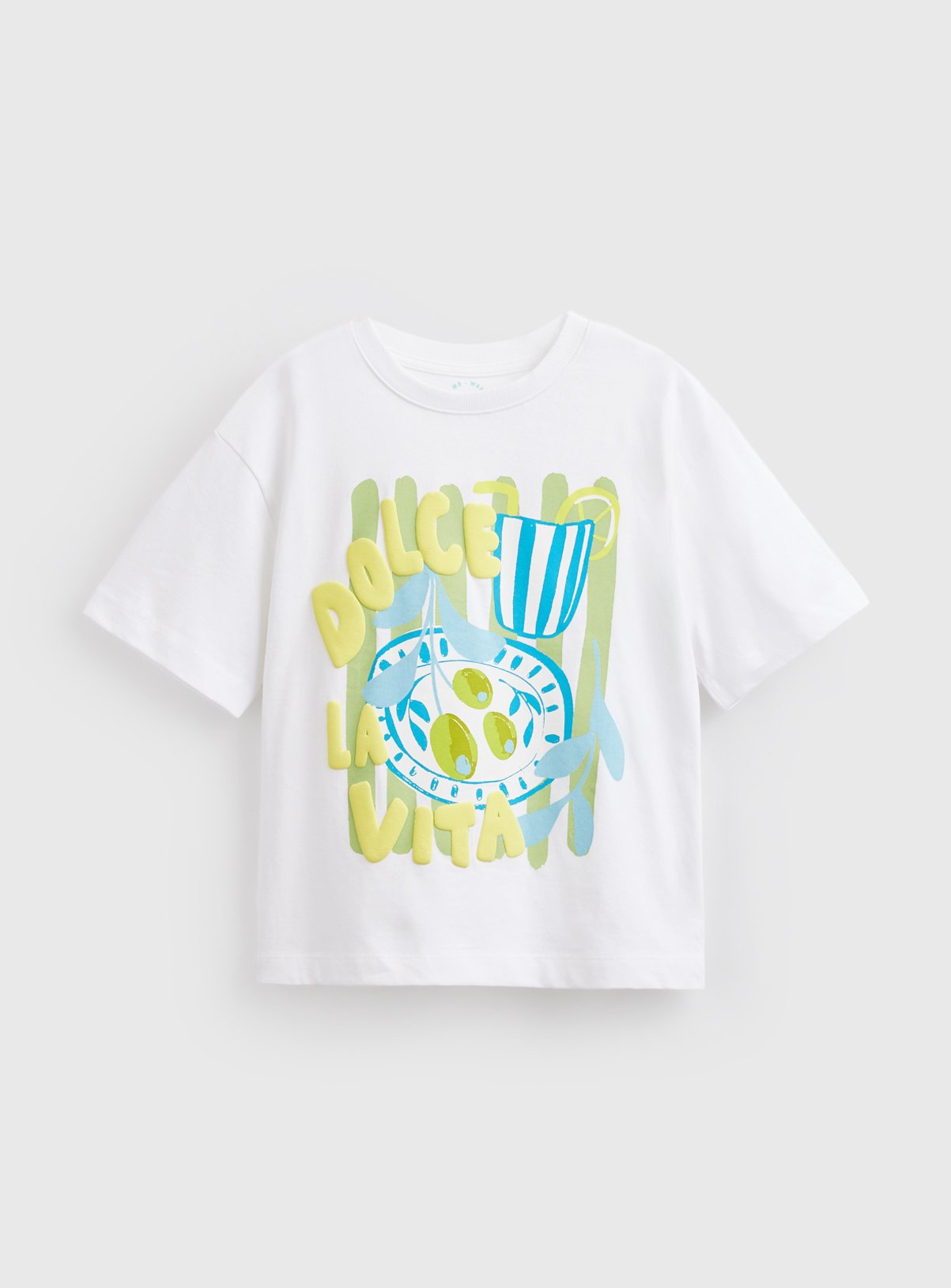 White Dolce Vita Graphic T-Shirt 