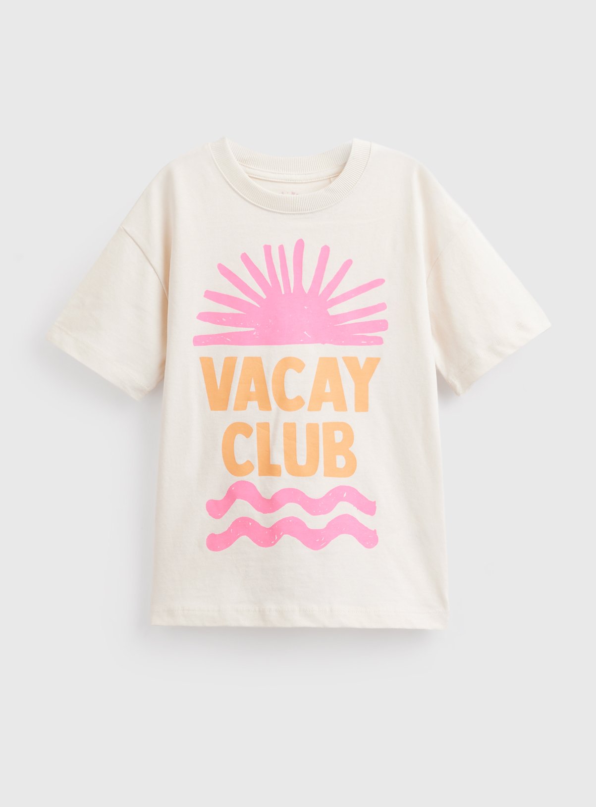 Graphic Print Boxy Fit T-Shirt 
