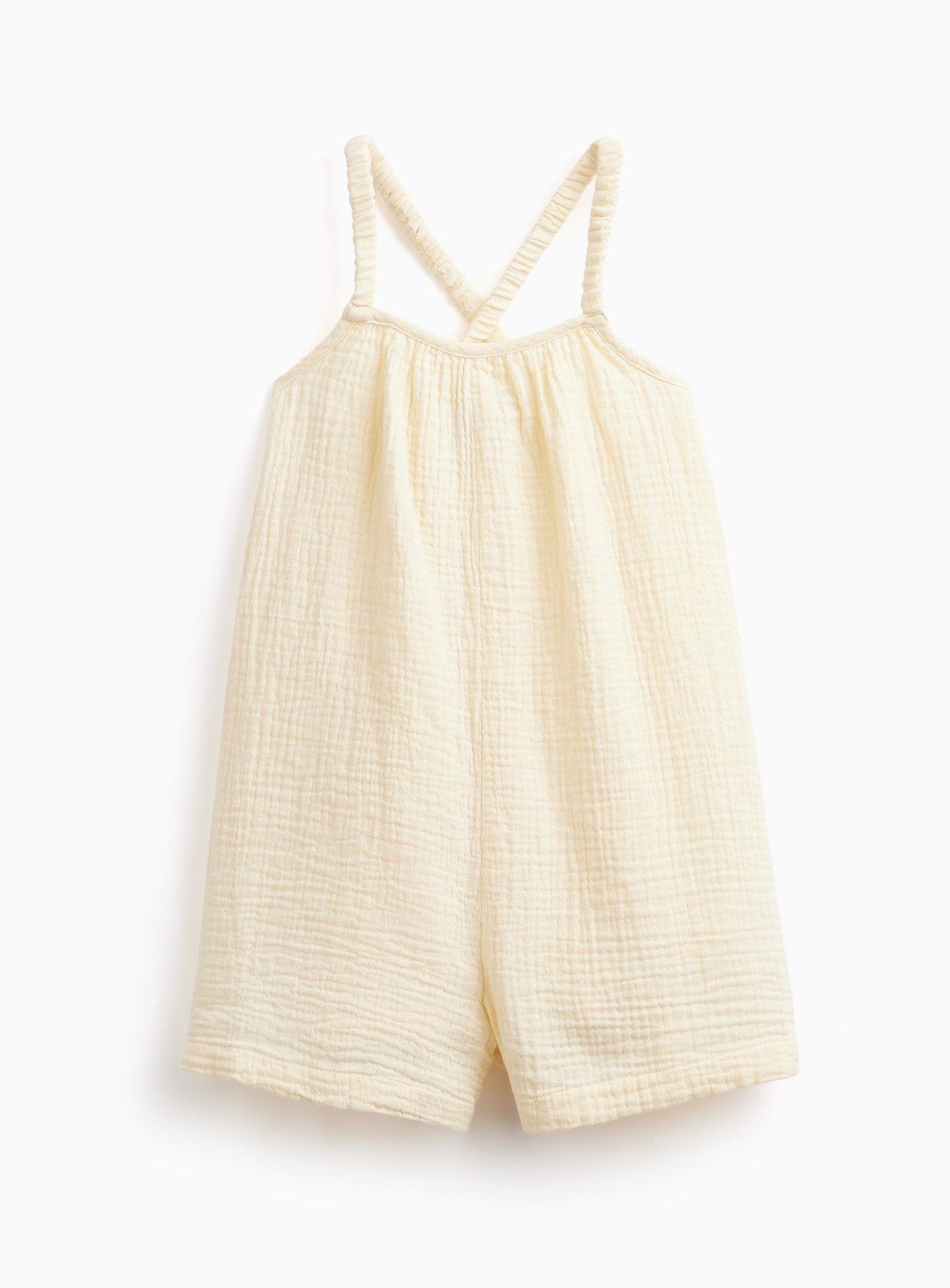 Yellow Woven Sleeveless Playsuit 3-4 years