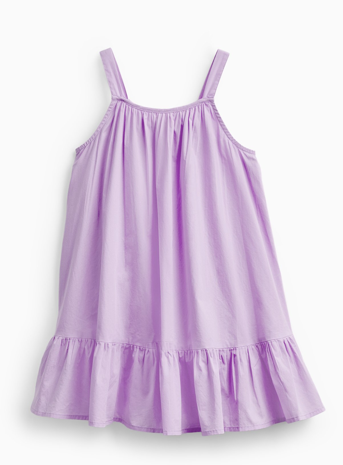 Poplin Strappy Sleeveless Dress 