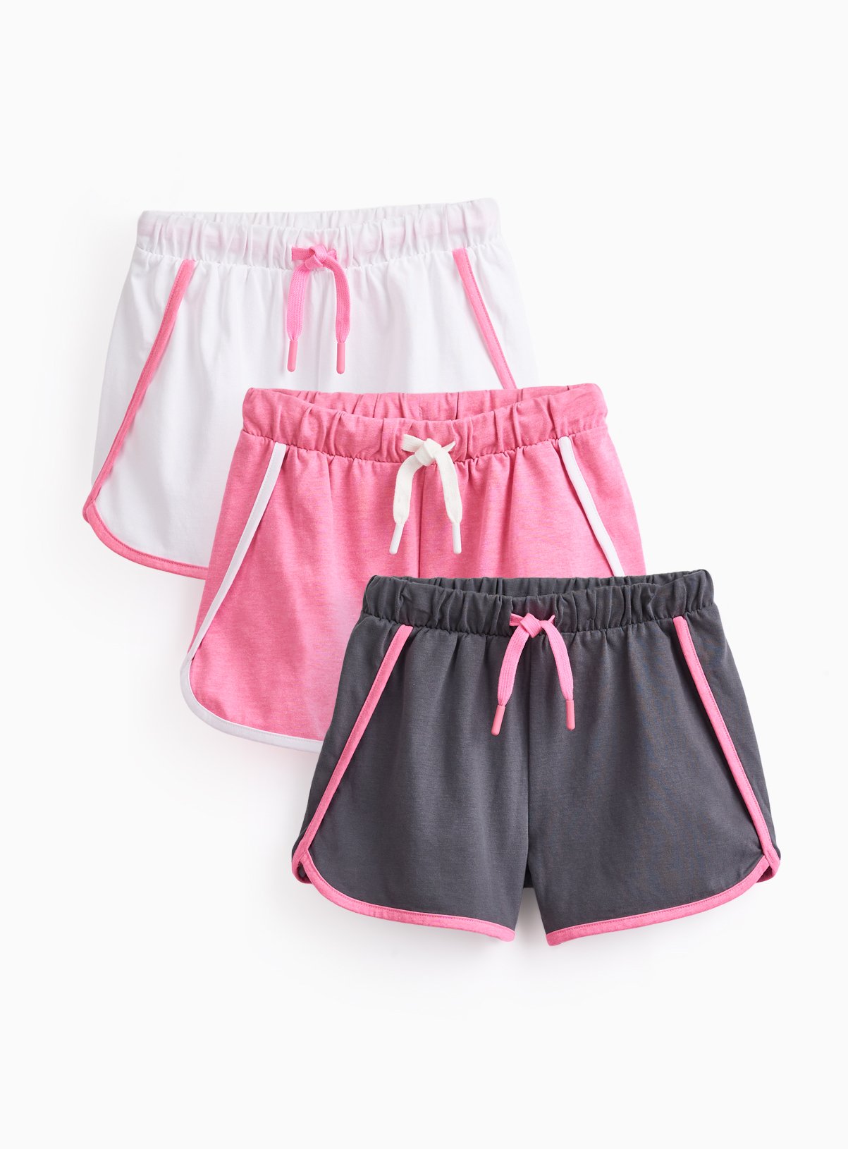 Pink Racer Shorts 3 Pack 