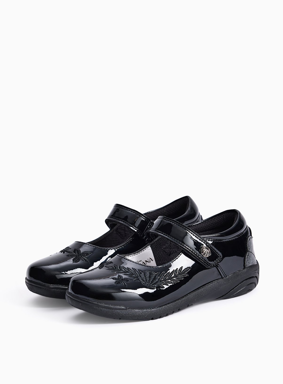 Black Disney Moana Mary Jane School Shoes 