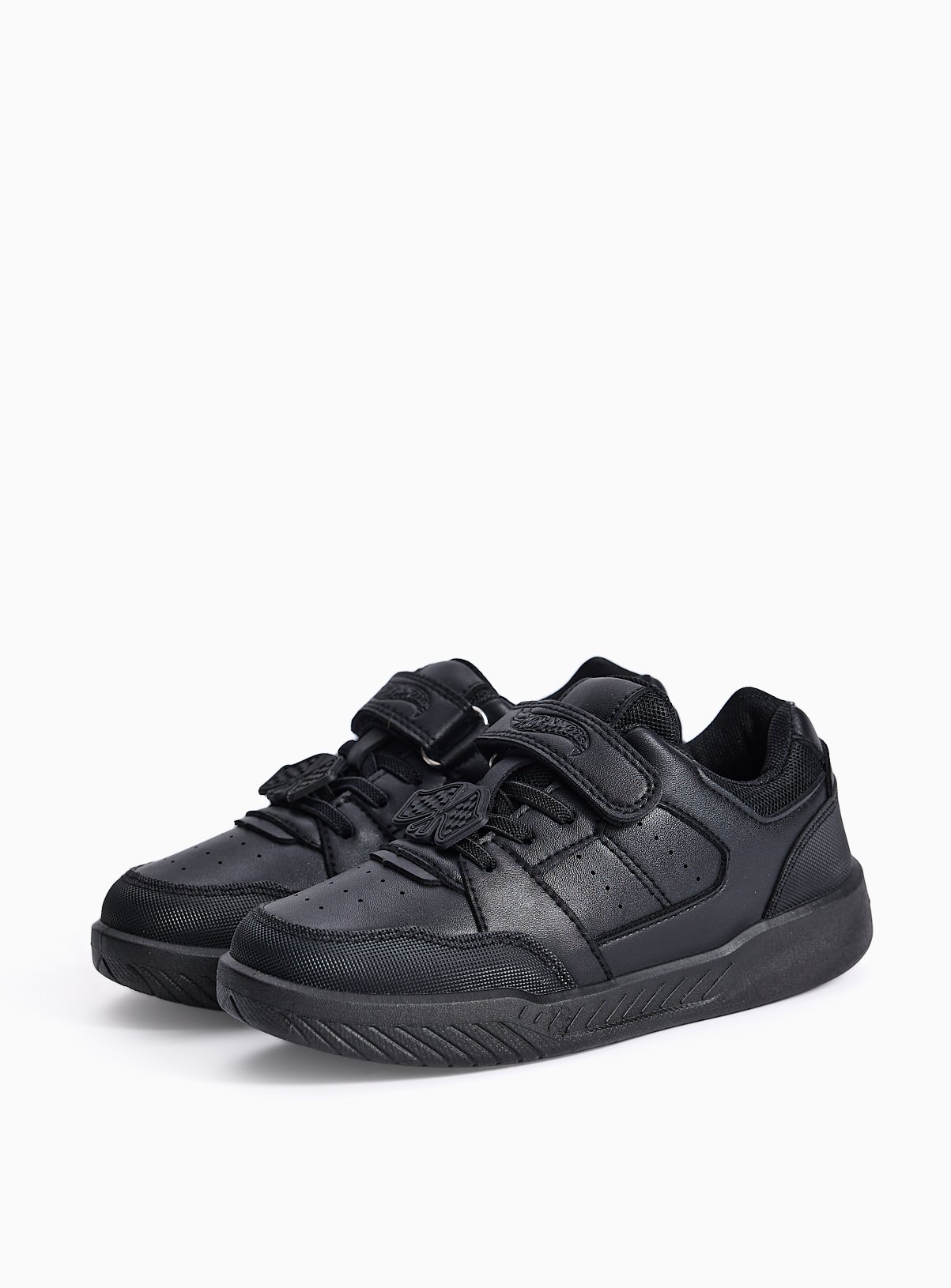 Black Hot Wheels School Shoes 