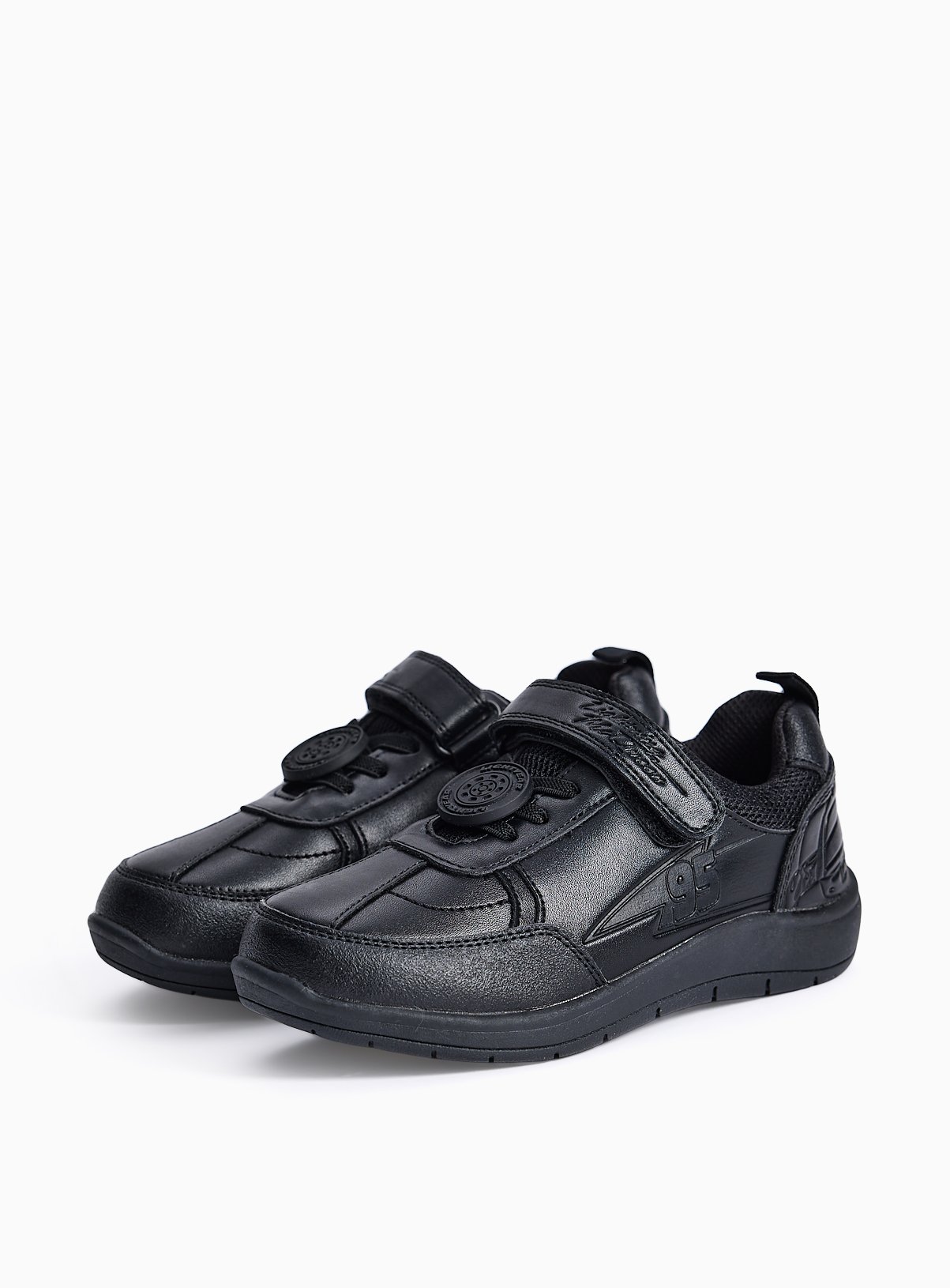 Black Cars Lightning McQueen School Shoes 