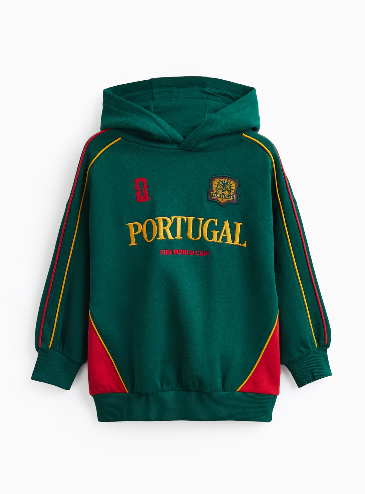 Green Official FIFA Portugal Graphic Hoodie 6 years