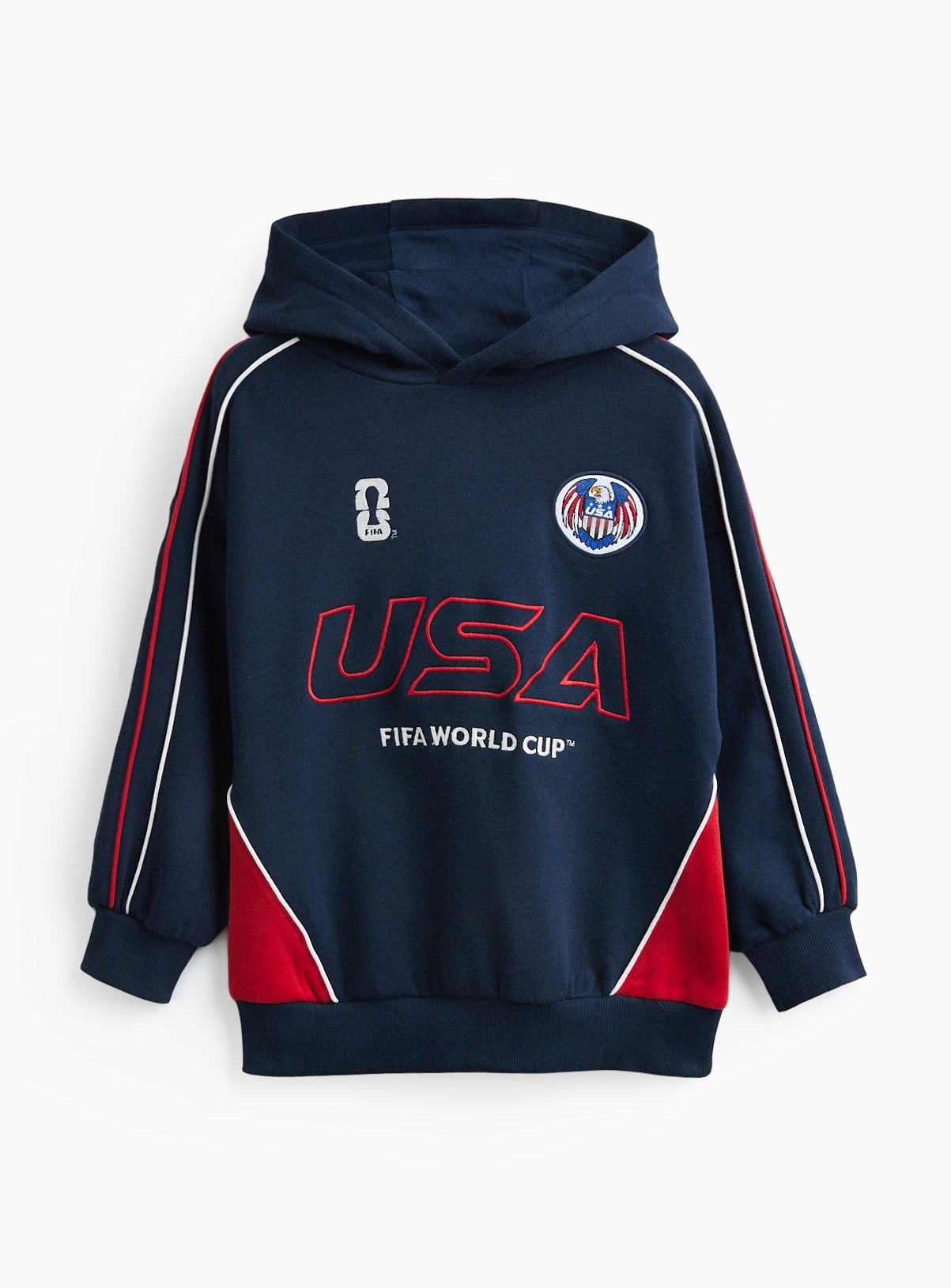 Navy Official FIFA USA Graphic Hoodie 5 years