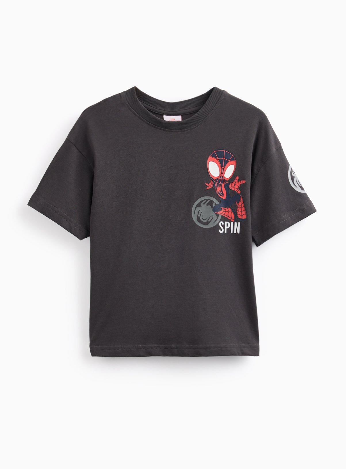 Black Spider-Man Graphic T-Shirt 