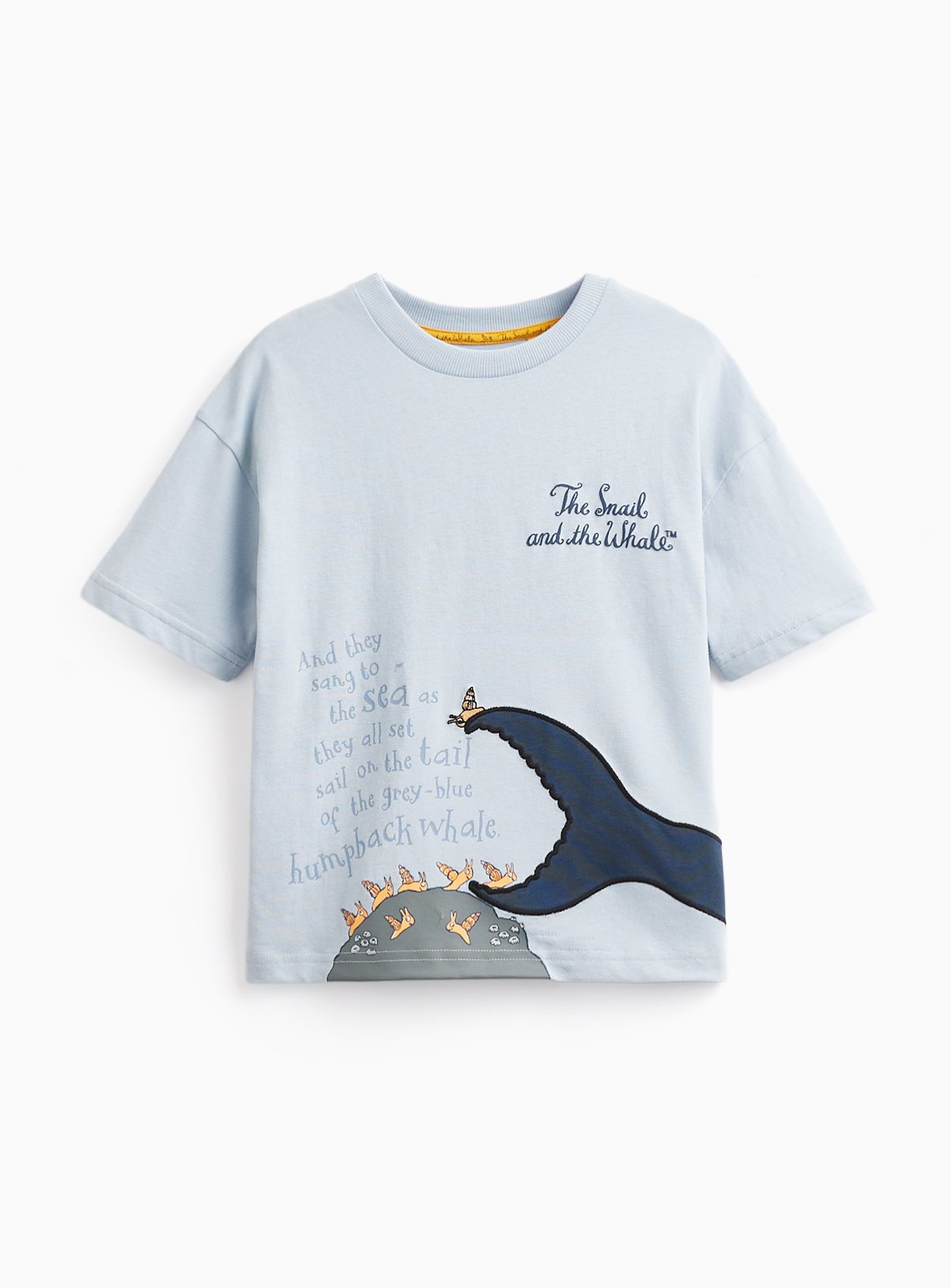 Blue Julia Donaldson The Snail & The Whale Graphic T-Shirt 