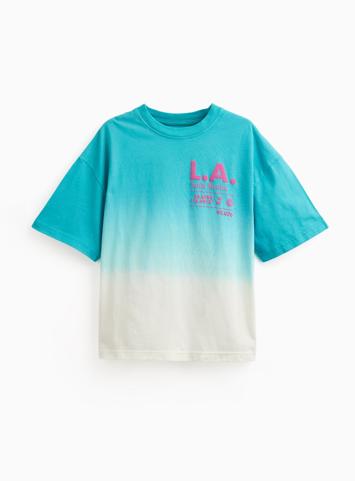 Blue L.A. Graphic Ombre T-Shirt 5 years