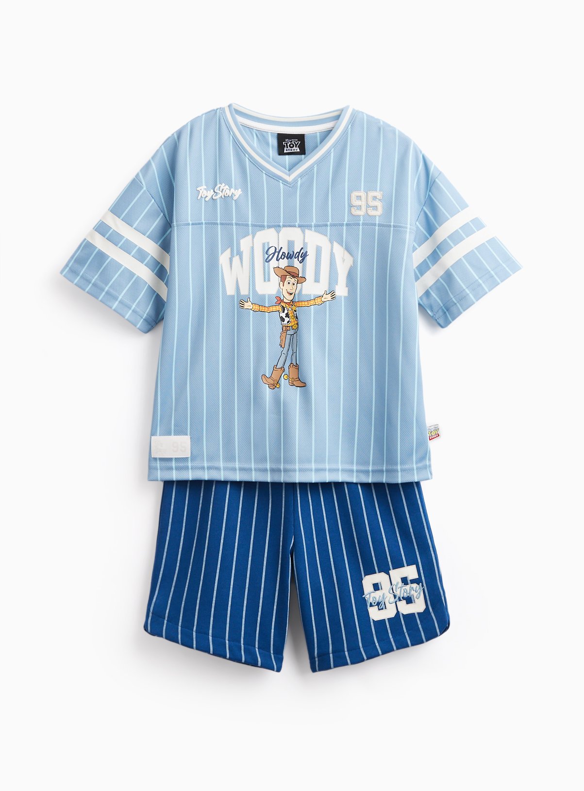 Stripe Toy Story Print T-Shirt & Shorts Set 