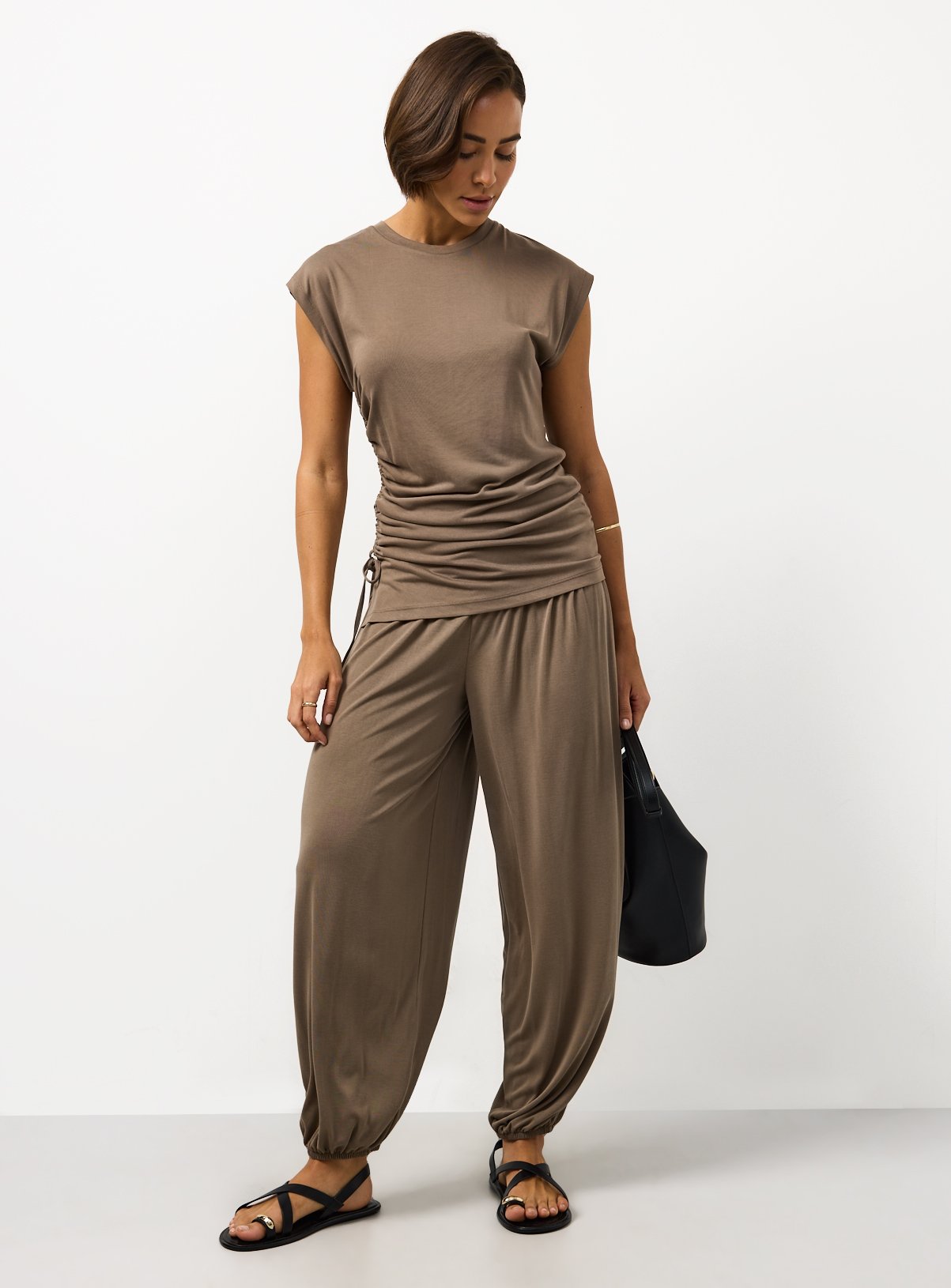 Balloon Leg Co-ord Trousers 