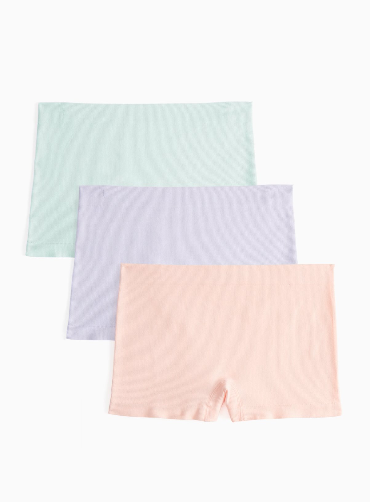 Seamless Ribbed Short Knickers 3 Pack 