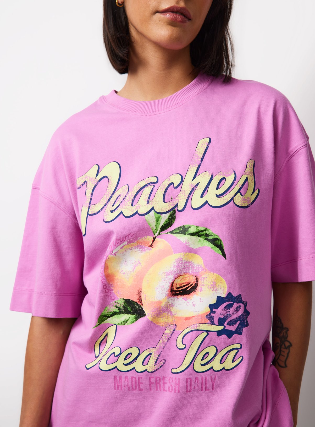 Fruit Graphic Oversized Fit T-Shirt 
