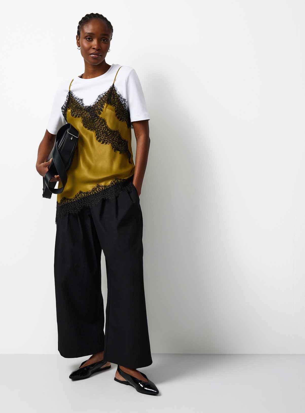 Green Satin Camisole Top 8