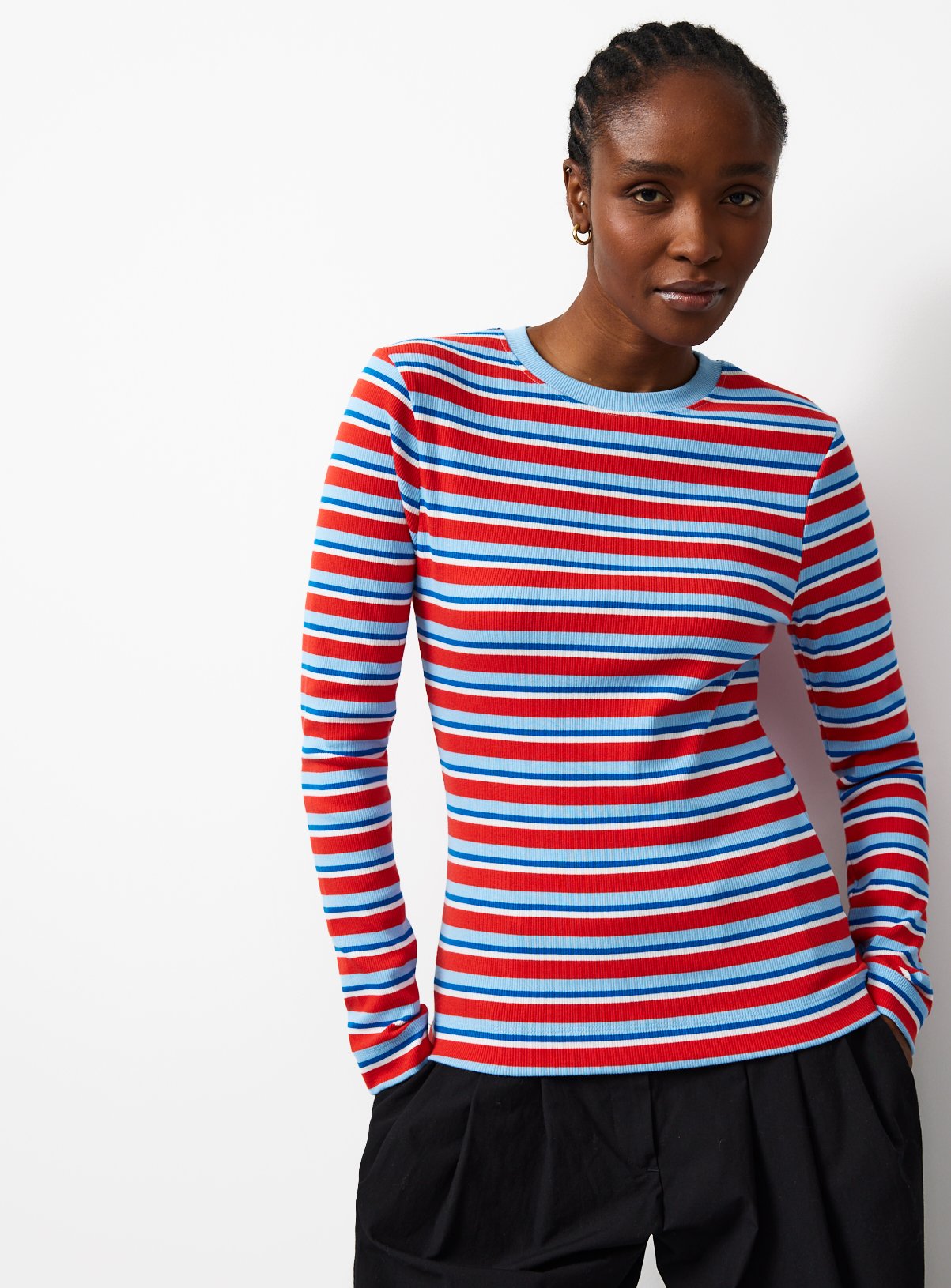 Striped Long Sleeve T-Shirt 