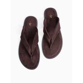 Faux Suede Toe Post Sandals