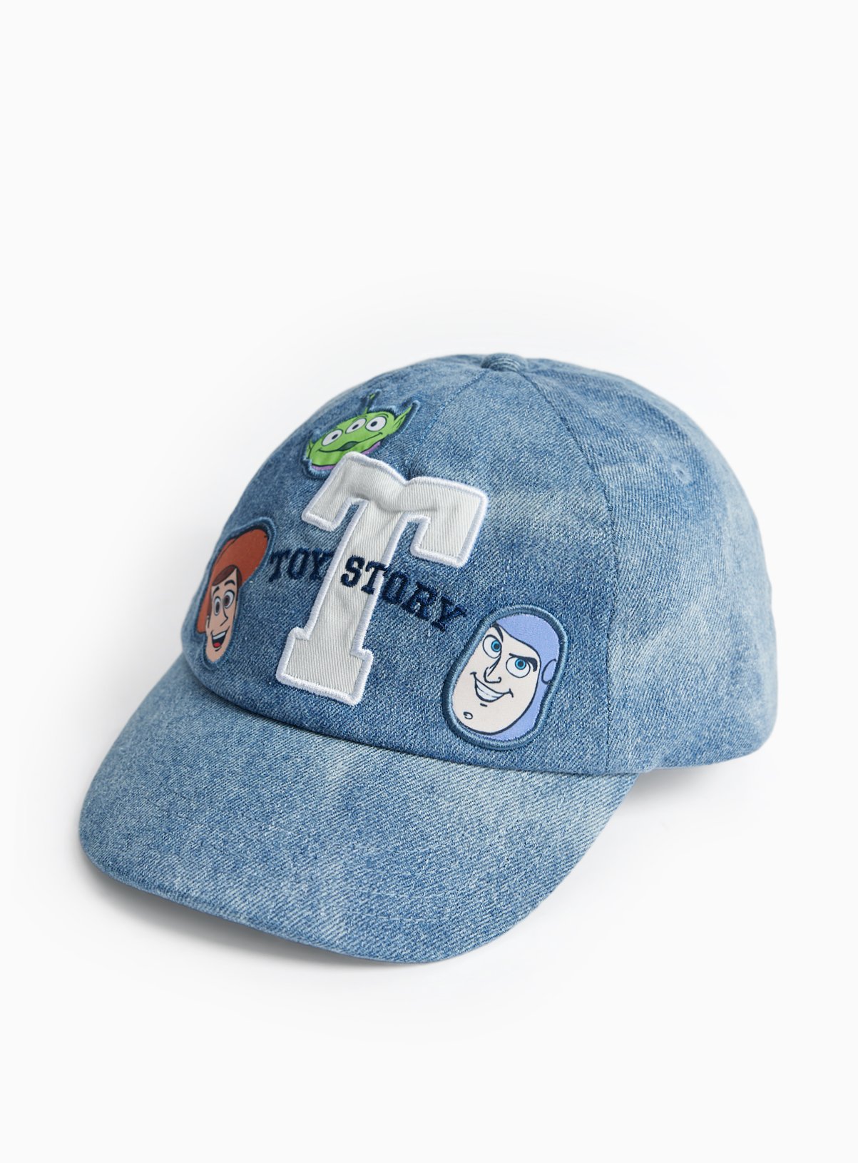 Denim Toy Story Print Baseball Cap