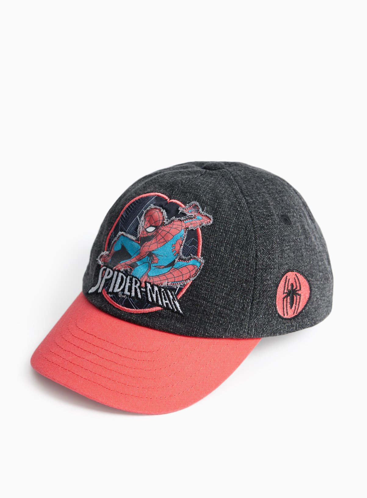 Black Spiderman Graphic Baseball Cap 