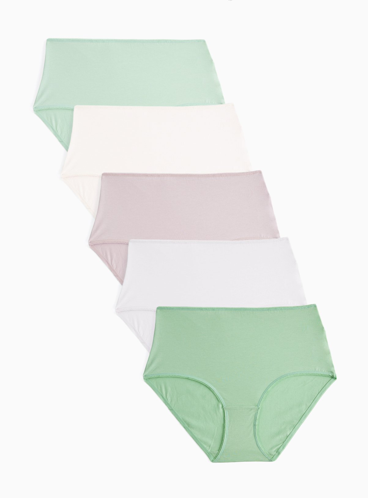 Green & Pink Full Briefs 5 Pack