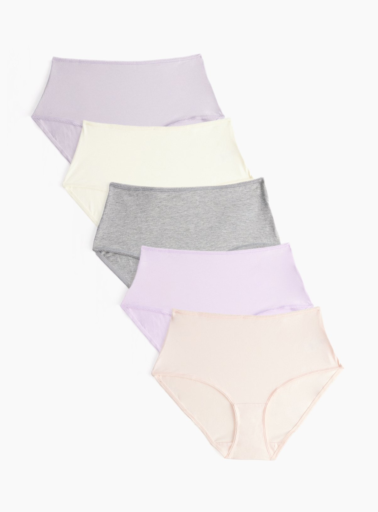 Lilac Shades Midi Knickers 5 Pack 12