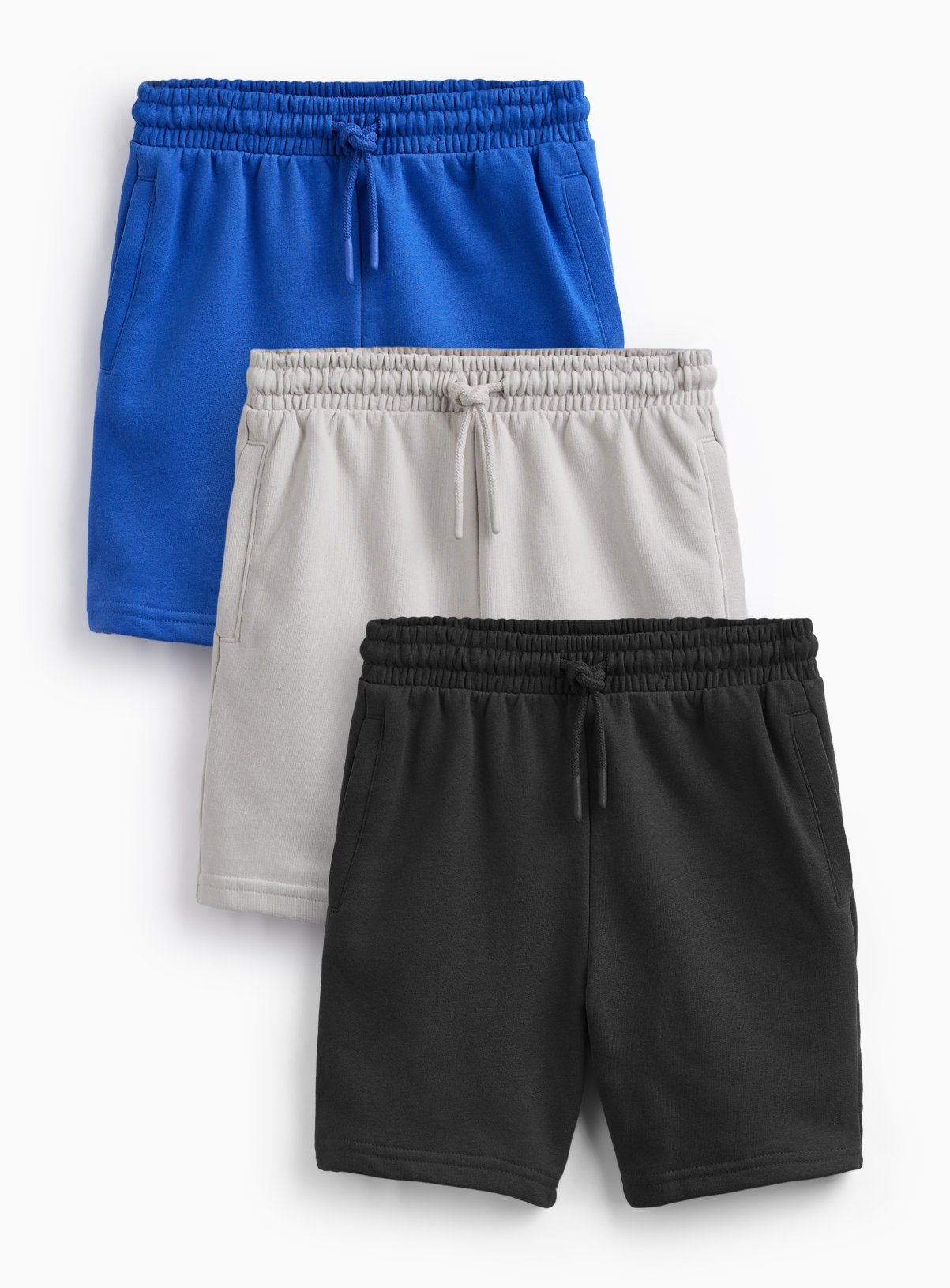 Blue & Grey Sweat Shorts 3 Pack 