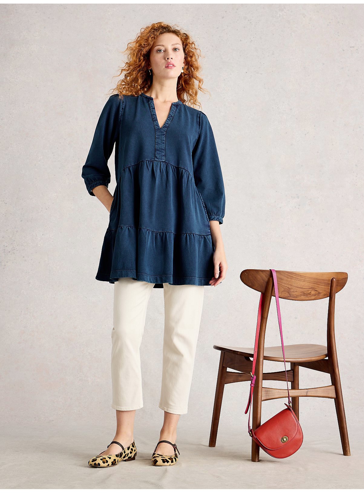 WHITE STUFF Marta Indigo Tunic 10
