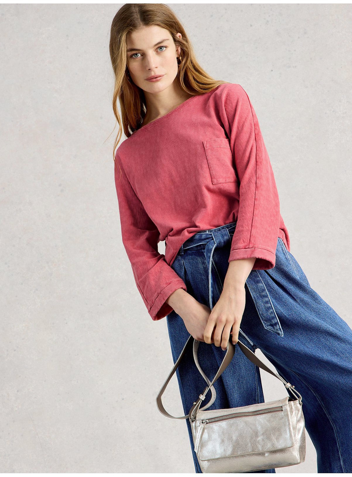 WHITE STUFF Demi Dolman Top 14