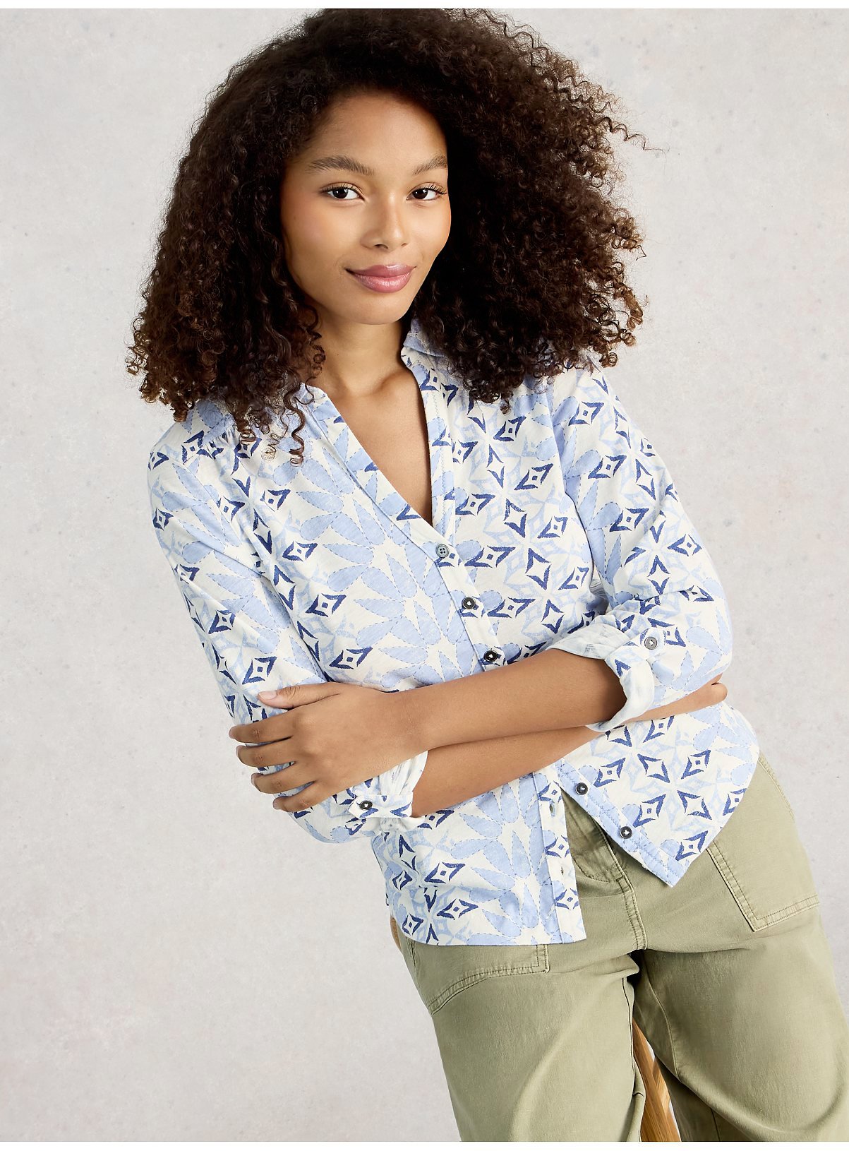 WHITE STUFF Annie Jersey Shirt