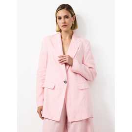 Linen Longline Blazer