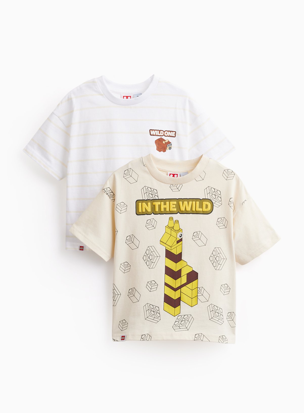 Lego Character Print T-Shirts 2 Pack 