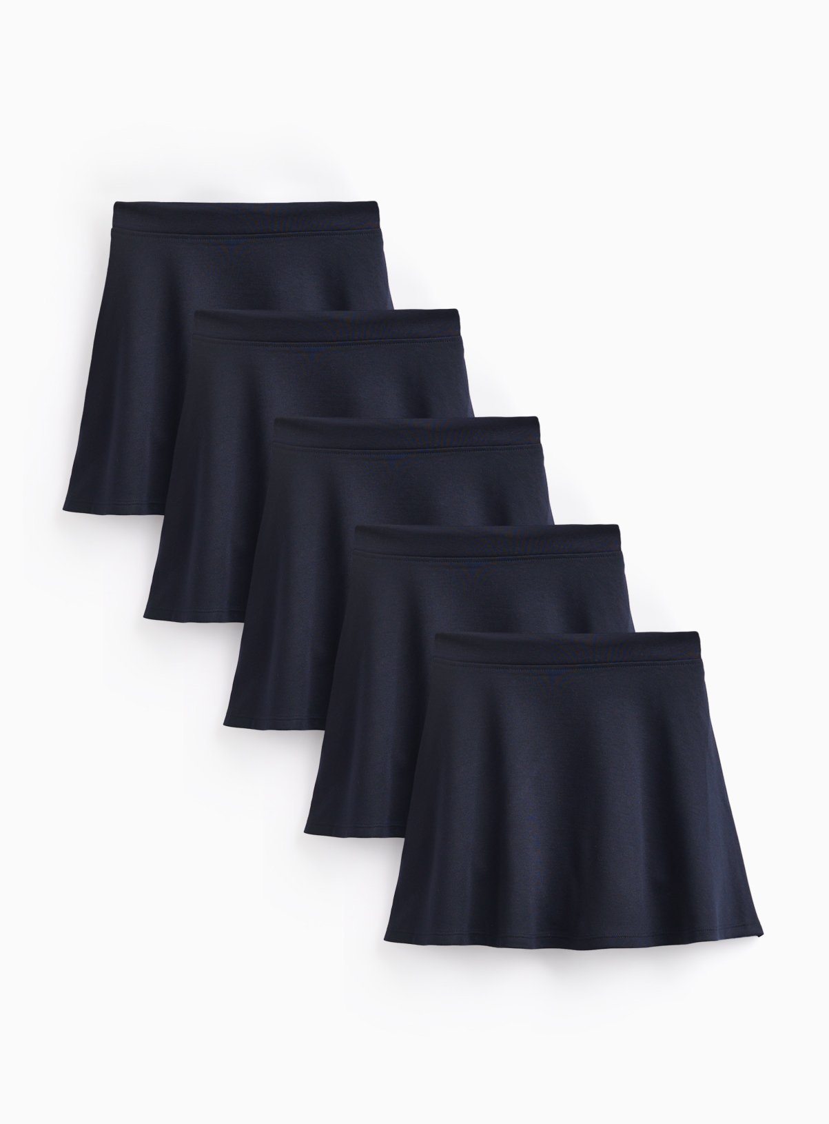 Grey Jersey Skater Skirt 5 Pack 10 years