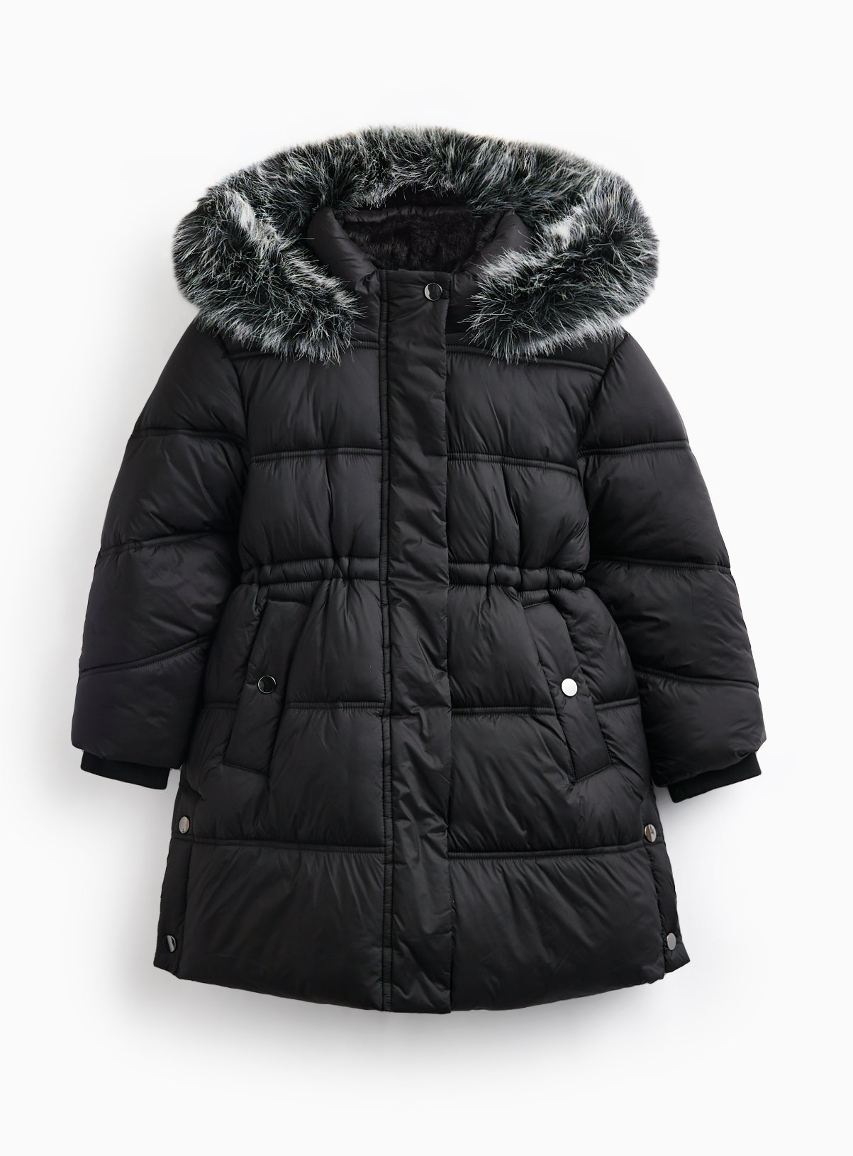 Fluffy Hood Puffer Jacket 