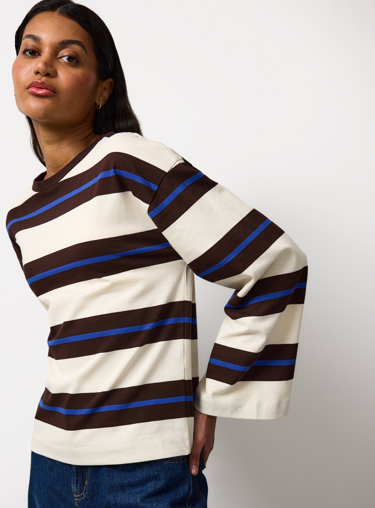 Striped Long Sleeve T-Shirt 